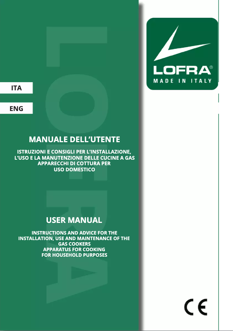 Page n°1 - Manuel utilisateur Lofra PBPD126GV+E/2Ci