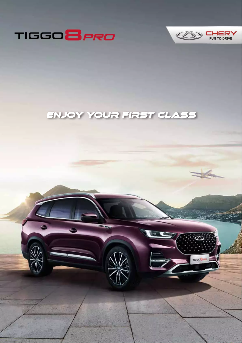 Image de la première page du manuel de l'appareil Tiggo 8 Pro