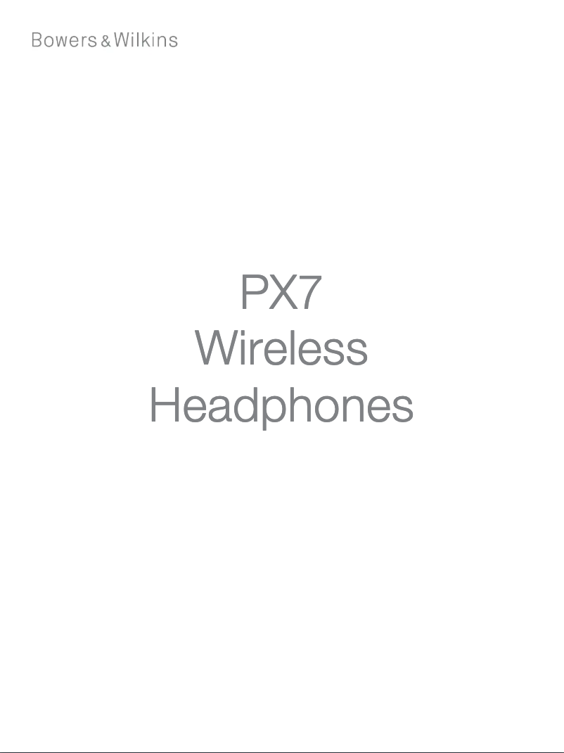 Página 1 del manual Manual de usuario Bowers & Wilkins Px8