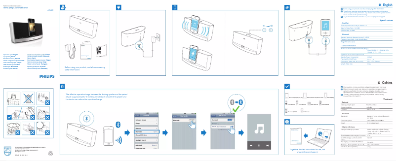 Page 1 of the manual User Manual Philips AD620