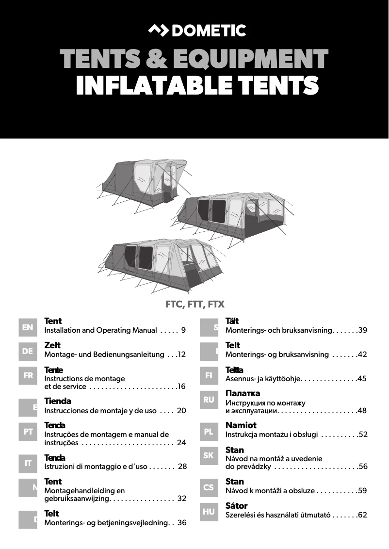 Página 1 del manual Manual de instrucciones Dometic Rarotonga FTT 401 TC