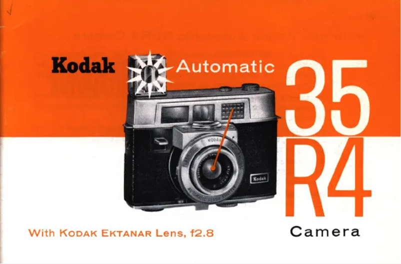 Page n°1 - Manuel utilisateur Kodak Automatic 35 R4