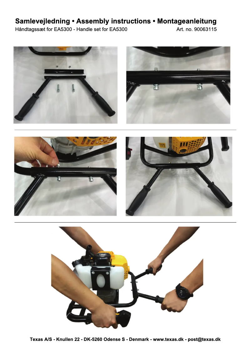 Page 1 de la notice Manuel utilisateur Texas EA 5300