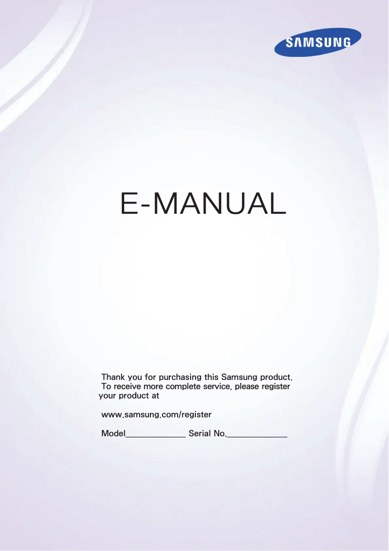 Page n°1 - Manuel utilisateur Samsung UE32H5303AK