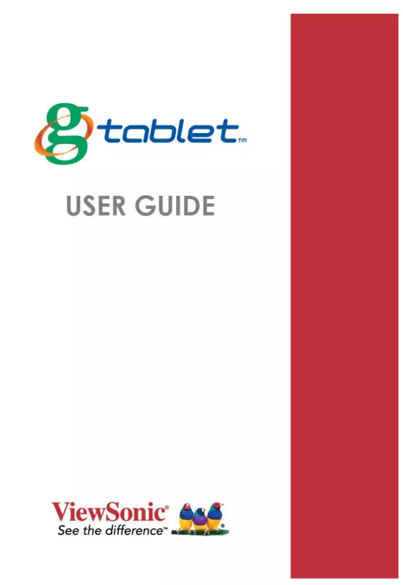 Page 1 de la notice Manuel utilisateur Viewsonic gTablet UPS300-2.2