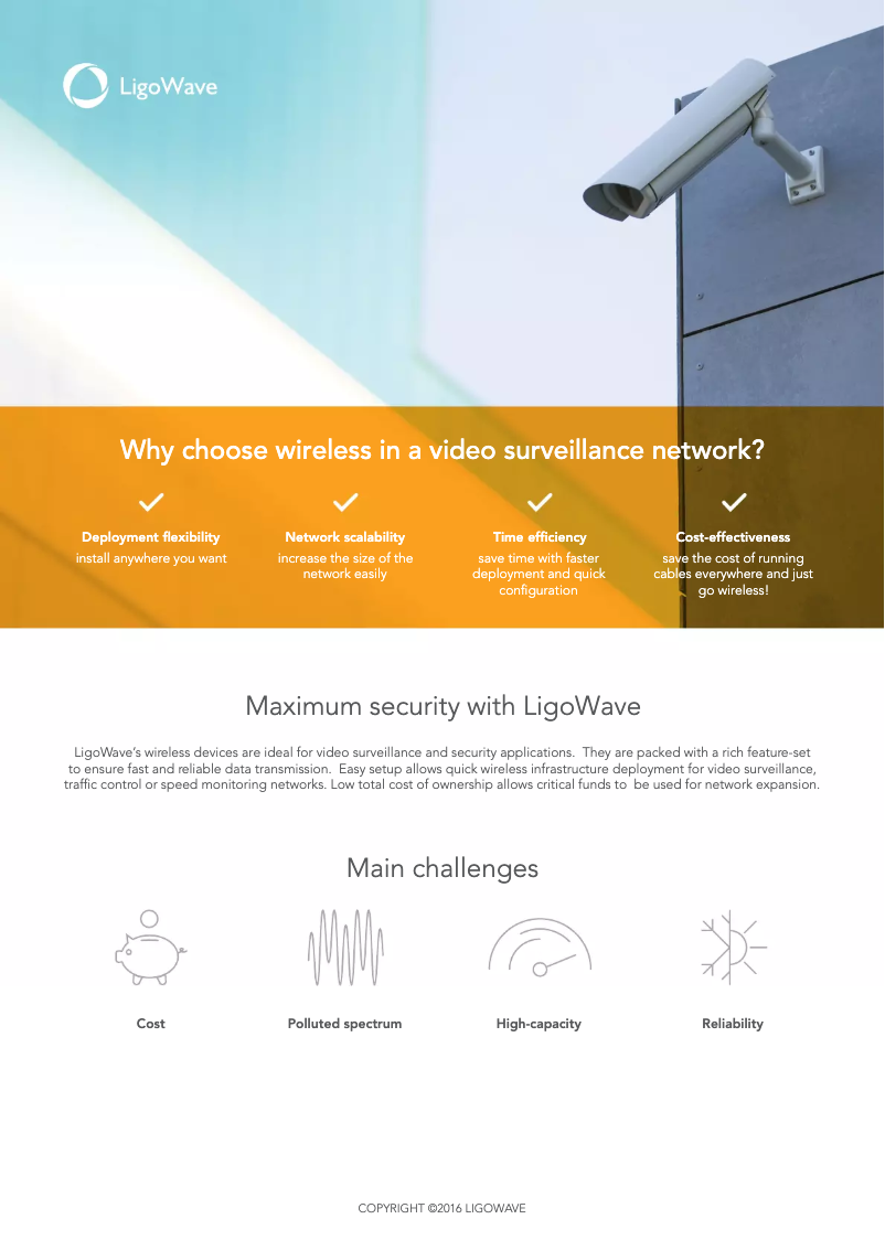 Page 1 de la notice Manuel utilisateur LigoWave 5-15B