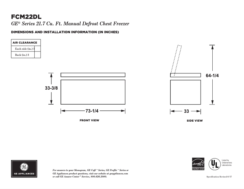 Image de la première page du manuel de l'appareil FCM22DLWW
