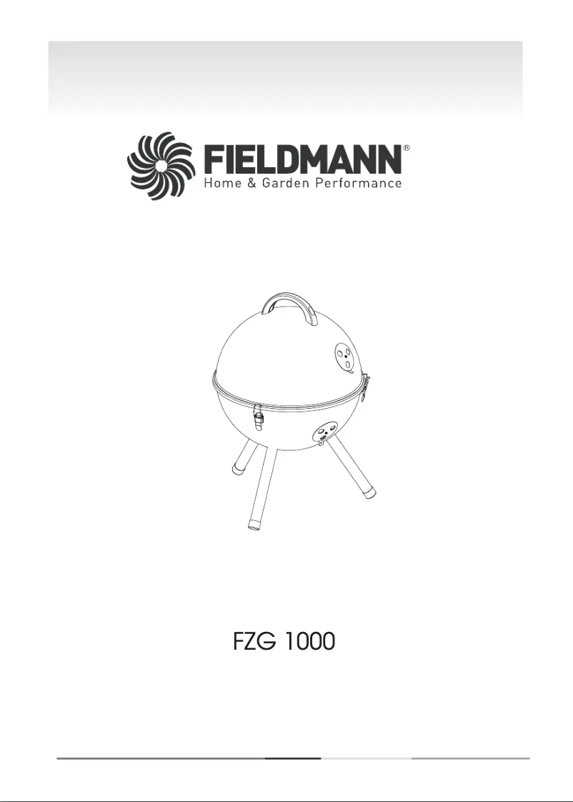 Page n°1 - Manuel utilisateur Fieldmann FZG 1000G