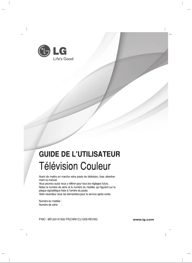 Página 1 del manual Manual de usuario LG 21SC1RG