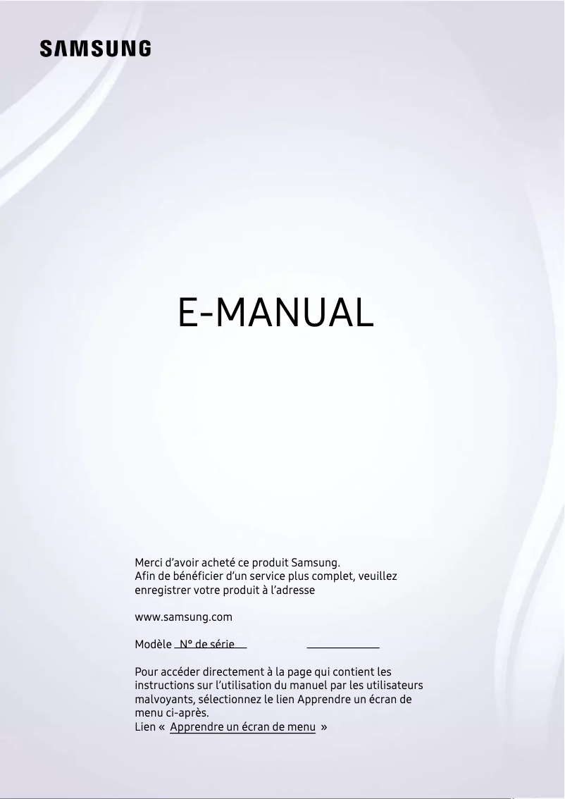 Page n°1 - Manuel utilisateur Samsung QA32LS03CBK