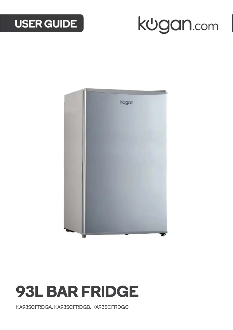 Image de la première page du manuel de l'appareil KA93SCFRDGC