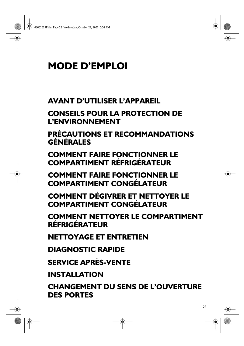 Image de la première page du manuel de l'appareil DP 148