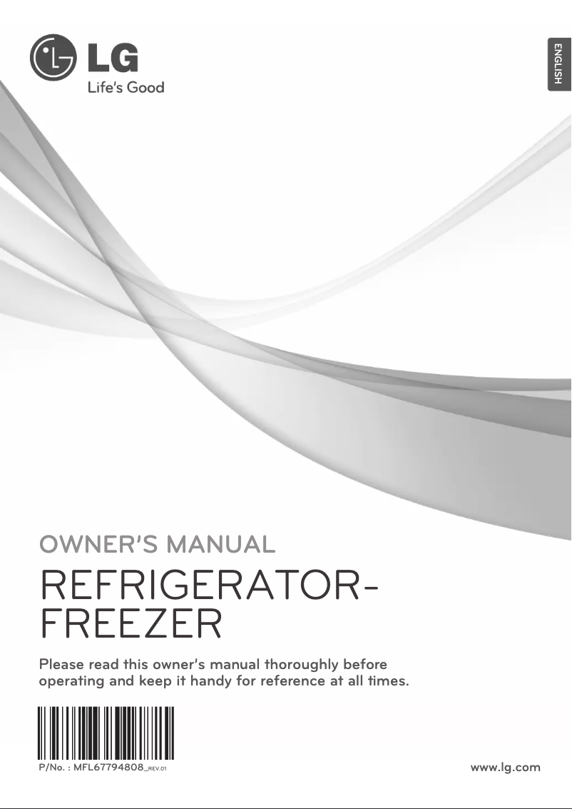 Página 1 del manual Manual de usuario LG GR-B429BSQZ