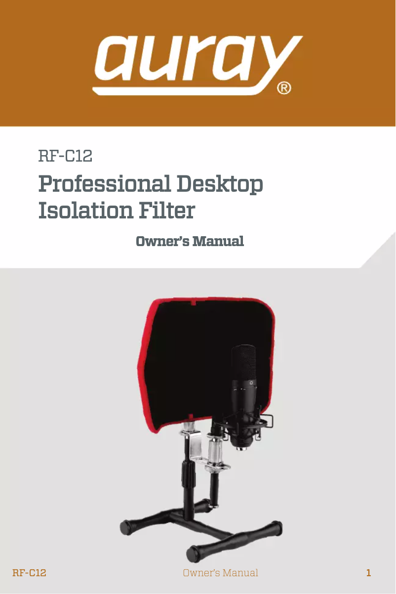 Image de la première page du manuel de l'appareil RF-C12R