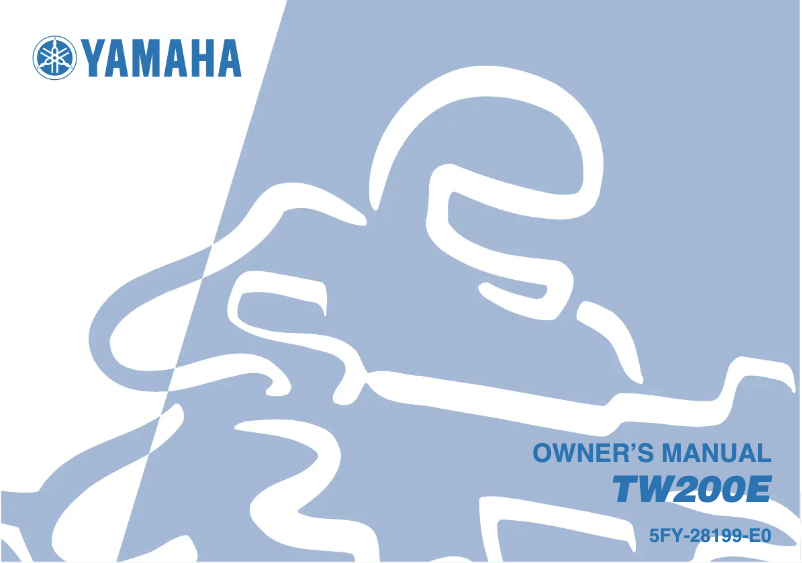 Page 1 de la notice Manuel utilisateur Yamaha TW200