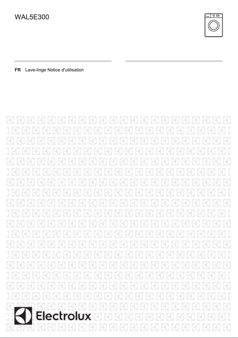 Page 1 de la notice Manuel utilisateur Electrolux WAL5E300