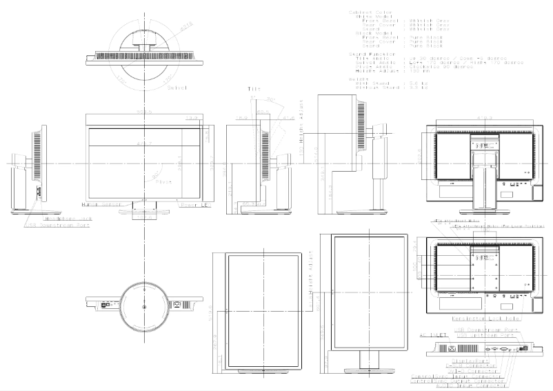 Imagen de la primera página del manual del dispositivo MultiSync EA223WM