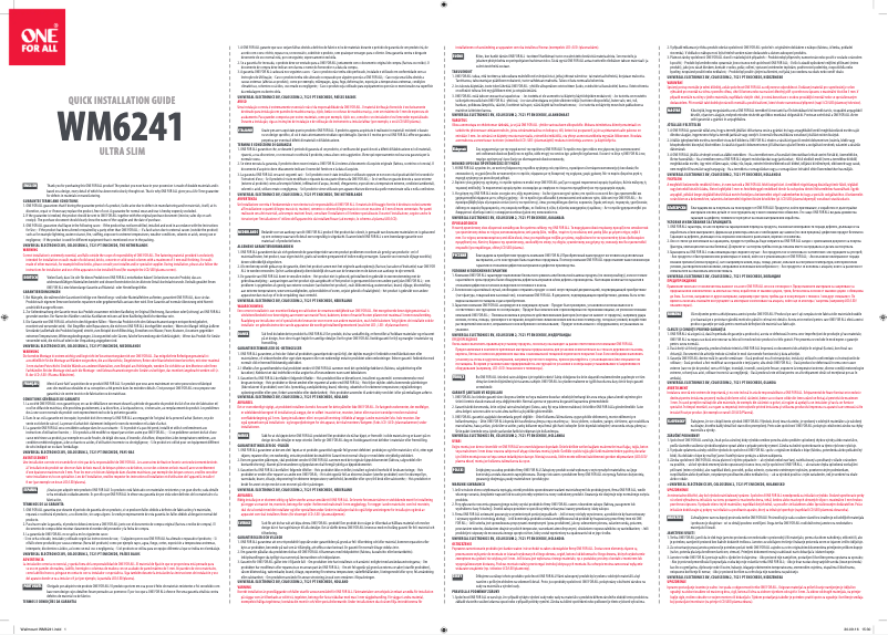 Imagen de la primera página del manual del dispositivo WM 6242