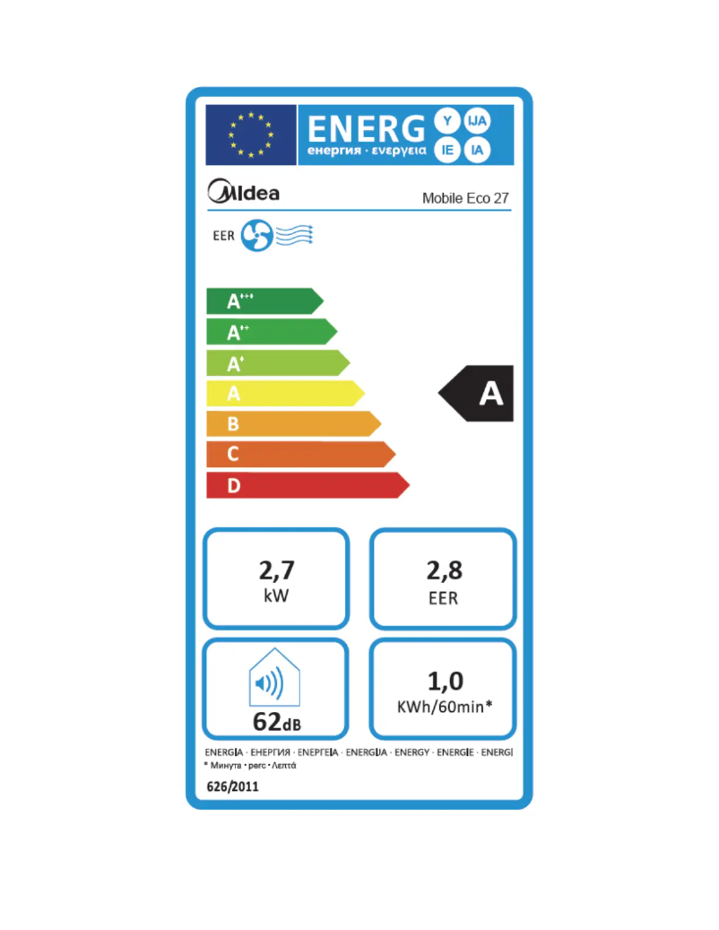 Imagen de la primera página del manual del dispositivo MOBILE ECO 27