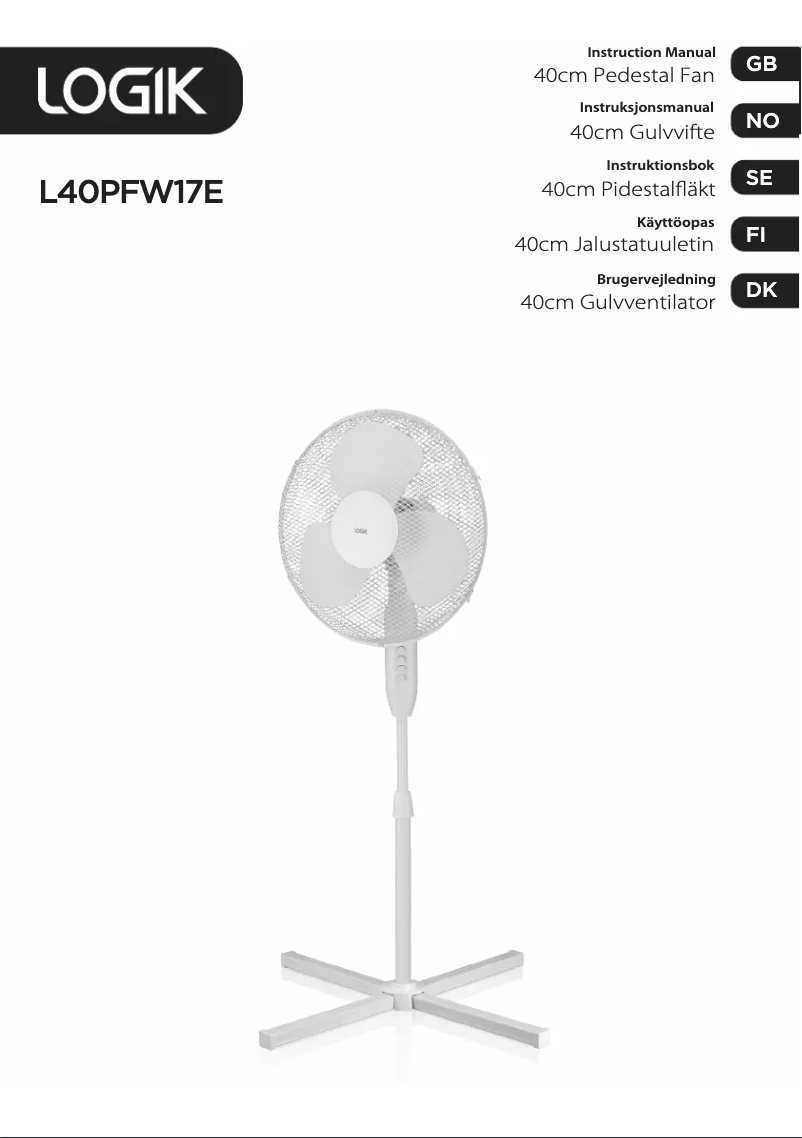 Page 1 de la notice Manuel utilisateur Logik L40PFW17E