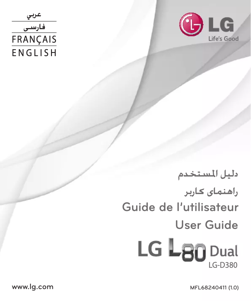Page n°1 - Manuel utilisateur LG L80