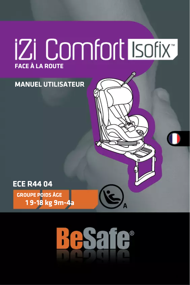 Page 1 de la notice Manuel utilisateur BeSafe IZi Comfort X3 ISOfix