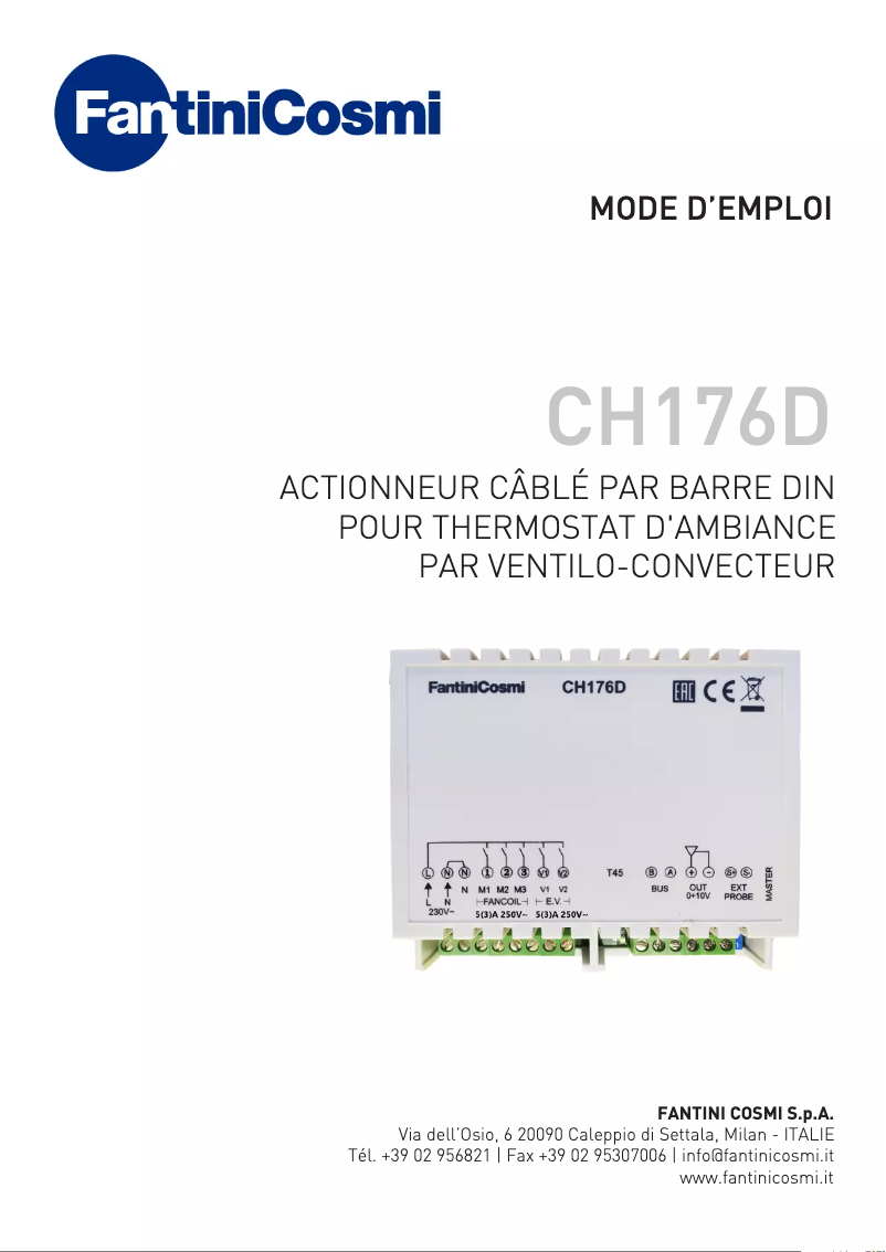 Image de la première page du manuel de l'appareil CH133ARR2
