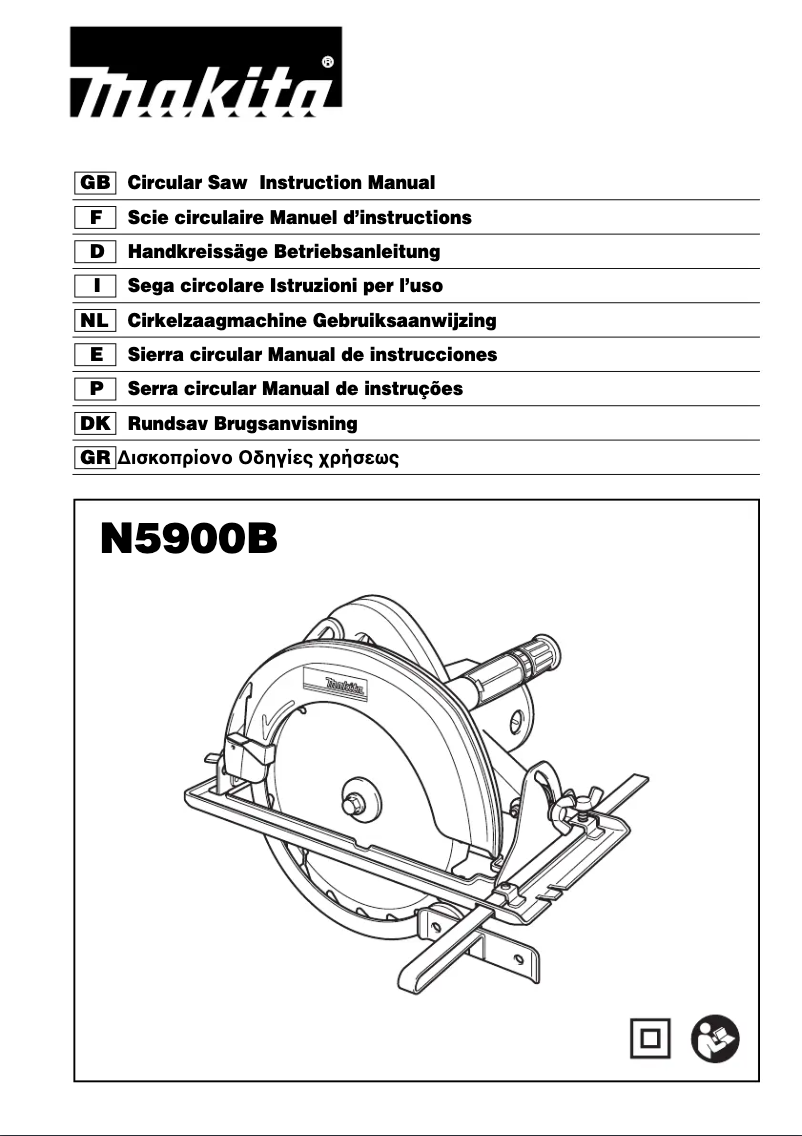 Page n°1 - Manuel utilisateur Makita N5900B
