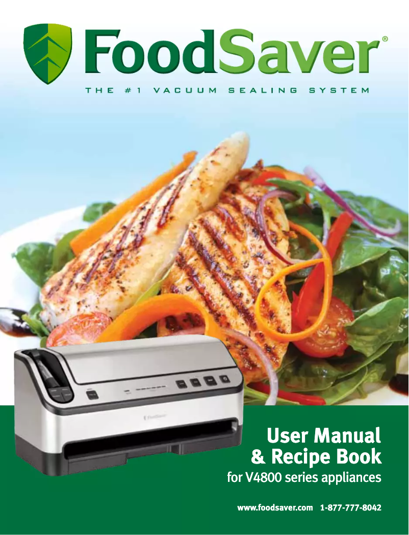 Page 1 de la notice Manuel utilisateur FoodSaver V4800