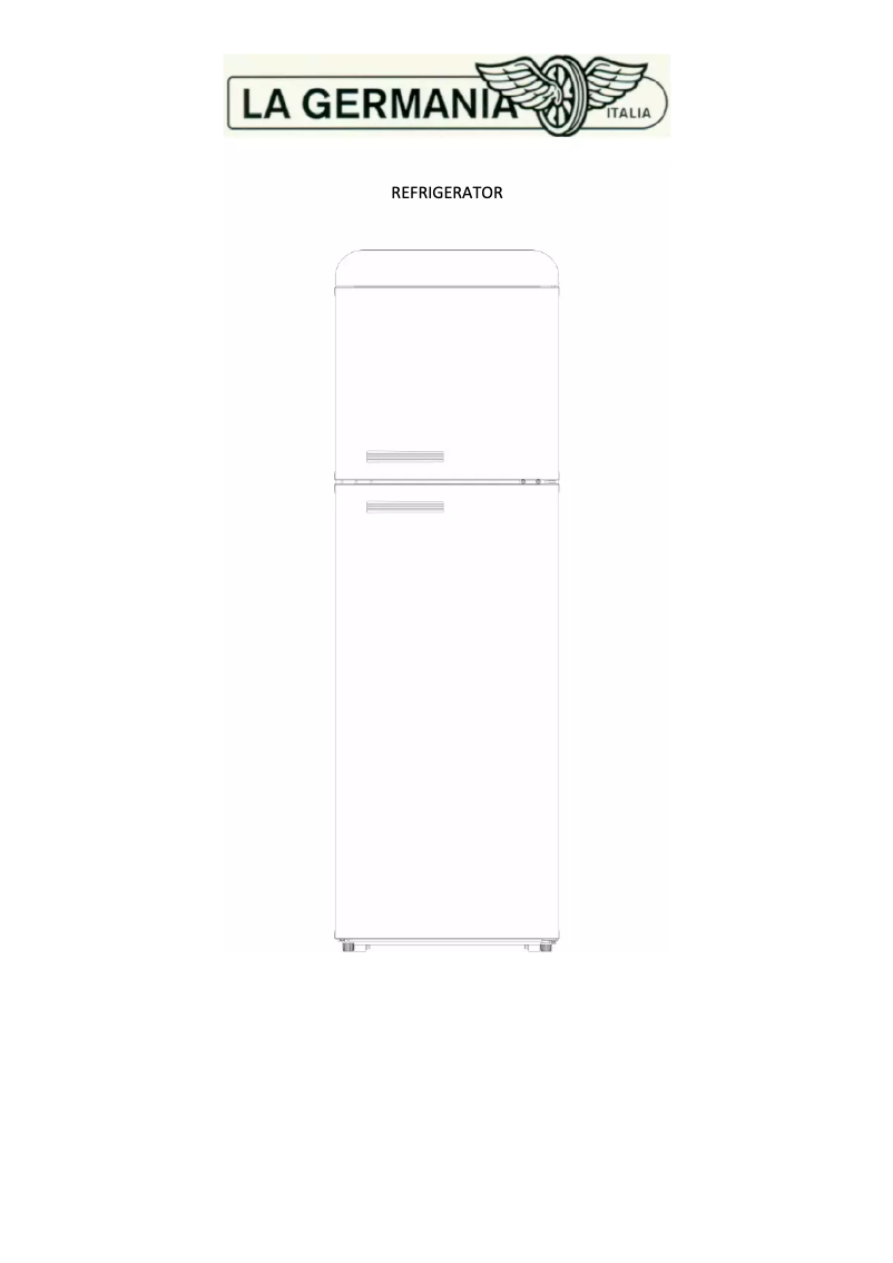 Page 1 de la notice Manuel utilisateur La Germania DPV310