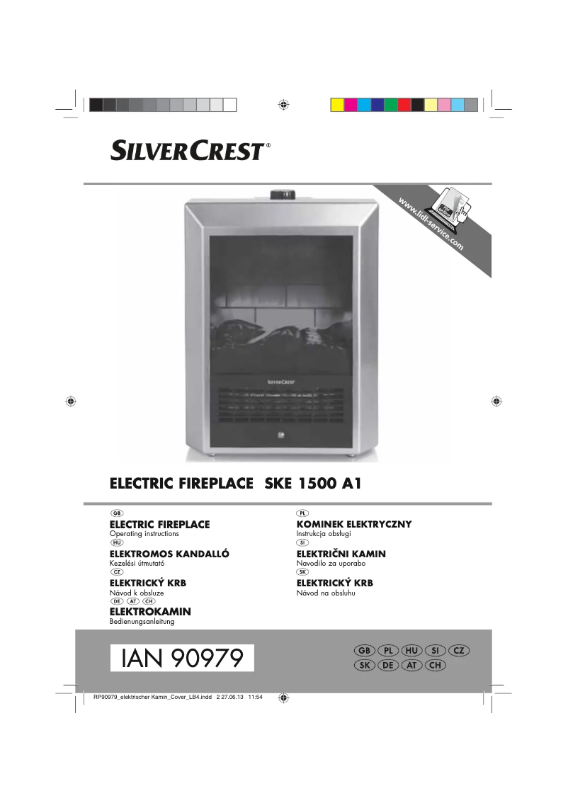 Page n°1 - Manuel utilisateur SilverCrest SKE 1500 A1