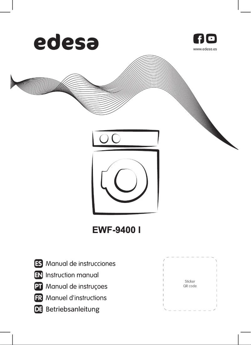 Page 1 de la notice Manuel utilisateur Edesa EWF-9400 I