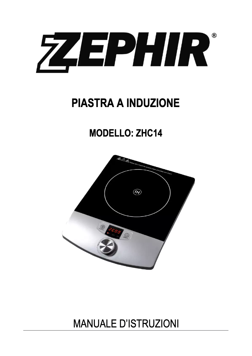 Image de la première page du manuel de l'appareil ZHC14