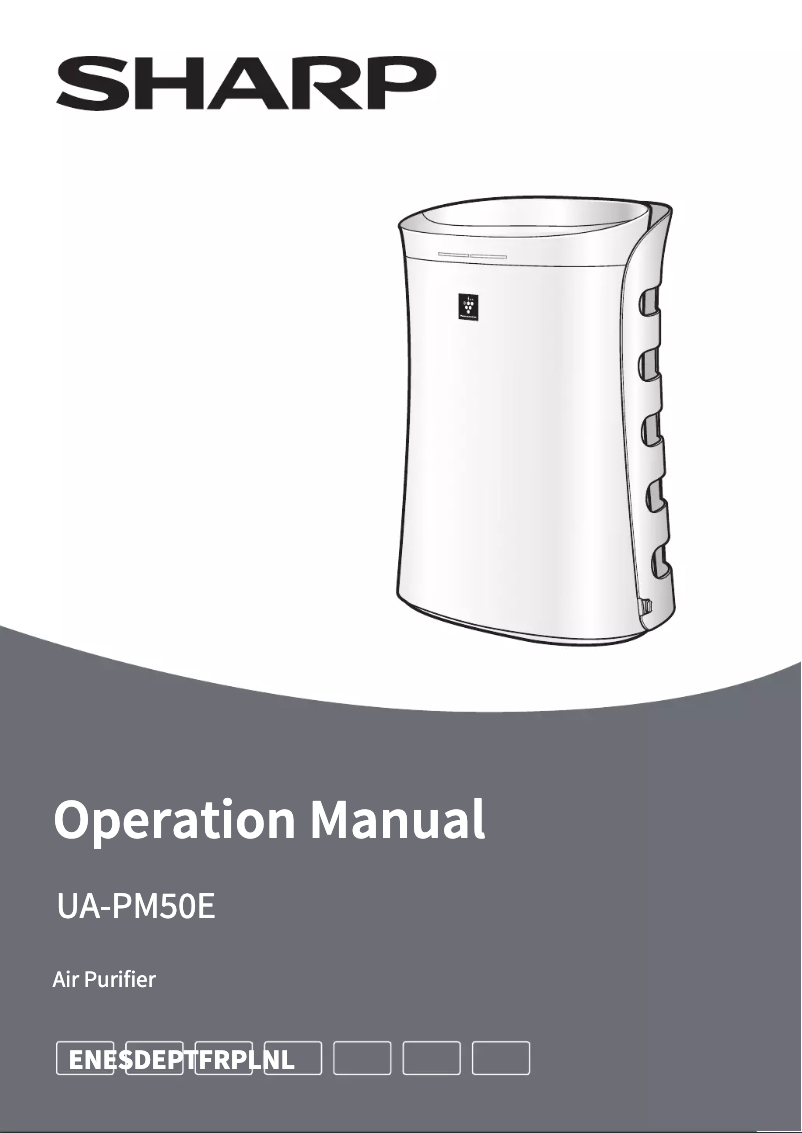 Page 1 de la notice Manuel utilisateur Sharp UA-PM50E-B