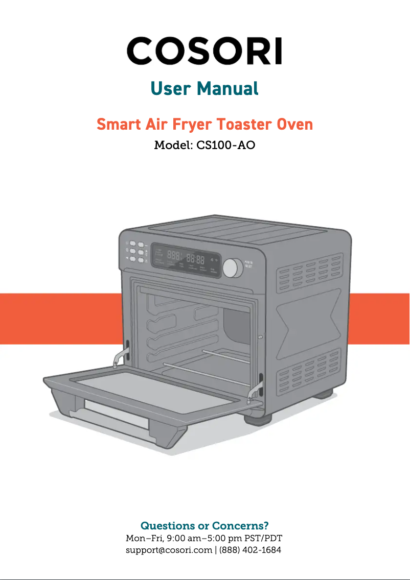 Page 1 de la notice Manuel utilisateur Cosori CS100-AO