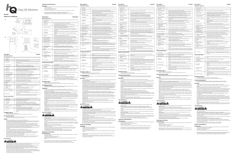 Page n°1 - Manuel utilisateur HQ AC-P07