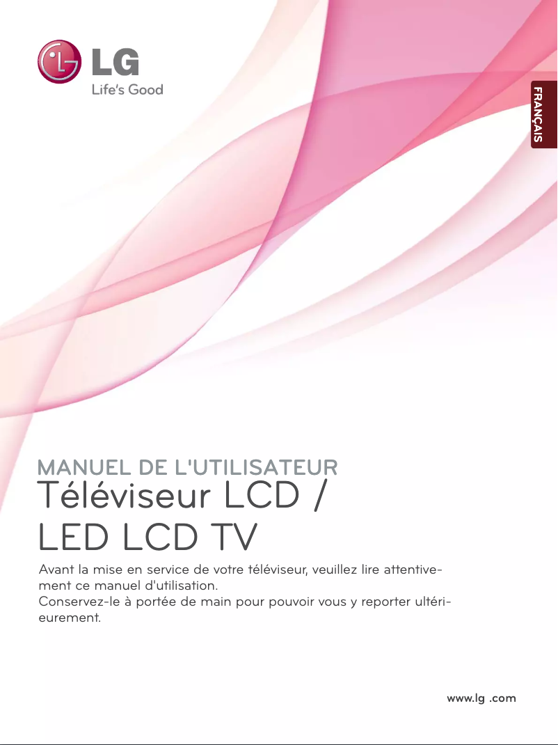 Image de la première page du manuel de l'appareil 52LD551