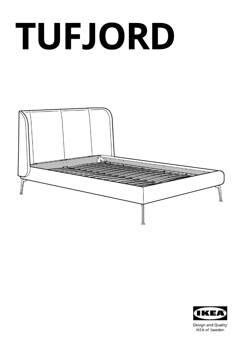 Page 1 de la notice Manuel utilisateur Ikea TUFJORD 705.725.00