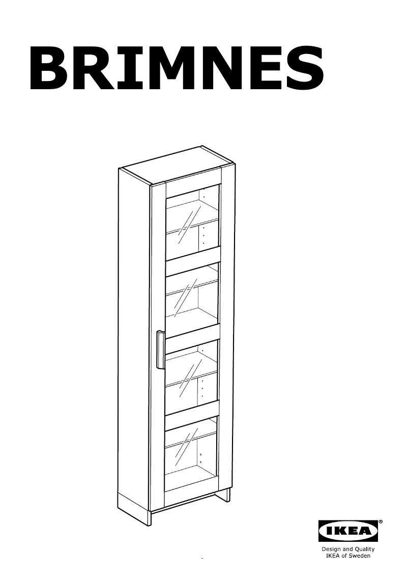 Image de la première page du manuel de l'appareil BRIMNES