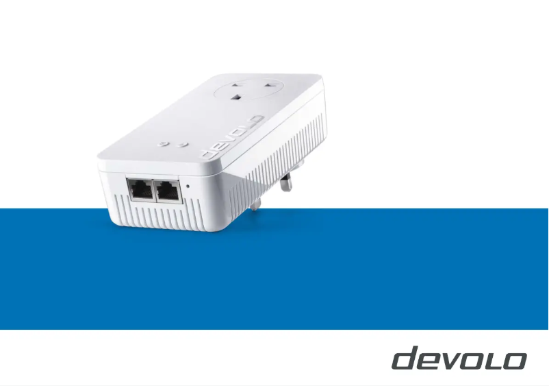 Image de la première page du manuel de l'appareil dLAN 1200+