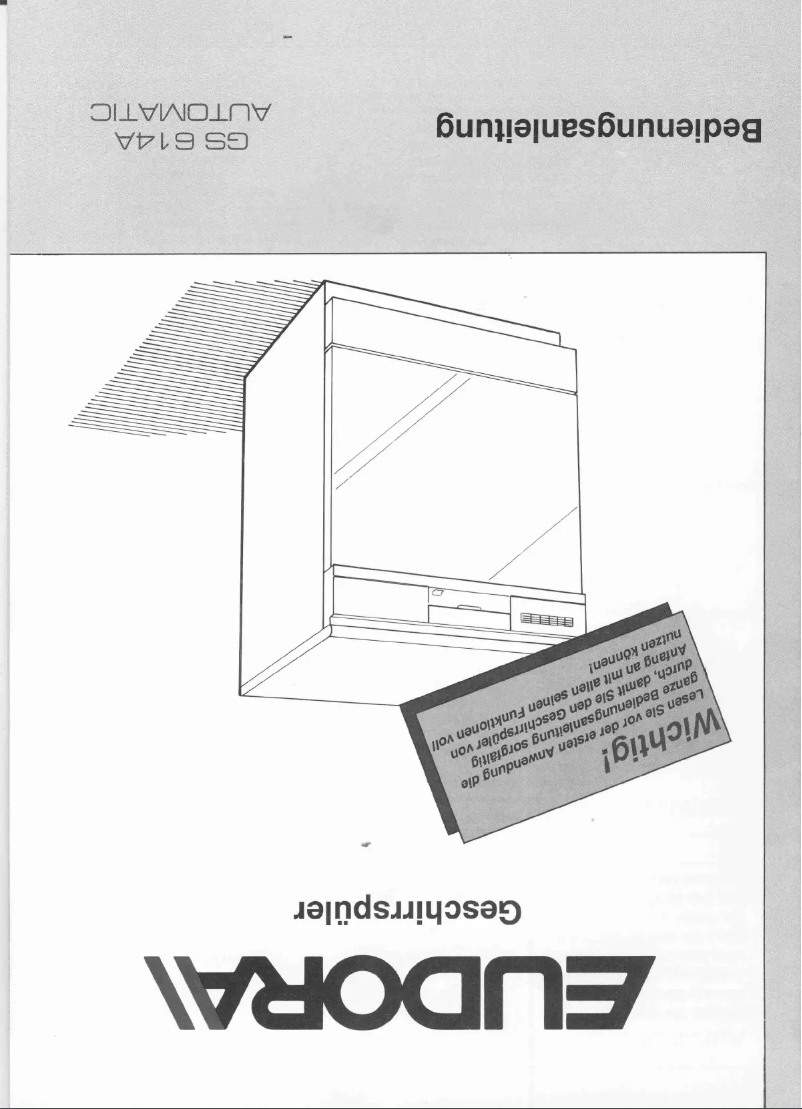 Page 1 de la notice Manuel utilisateur Eudora GS 614