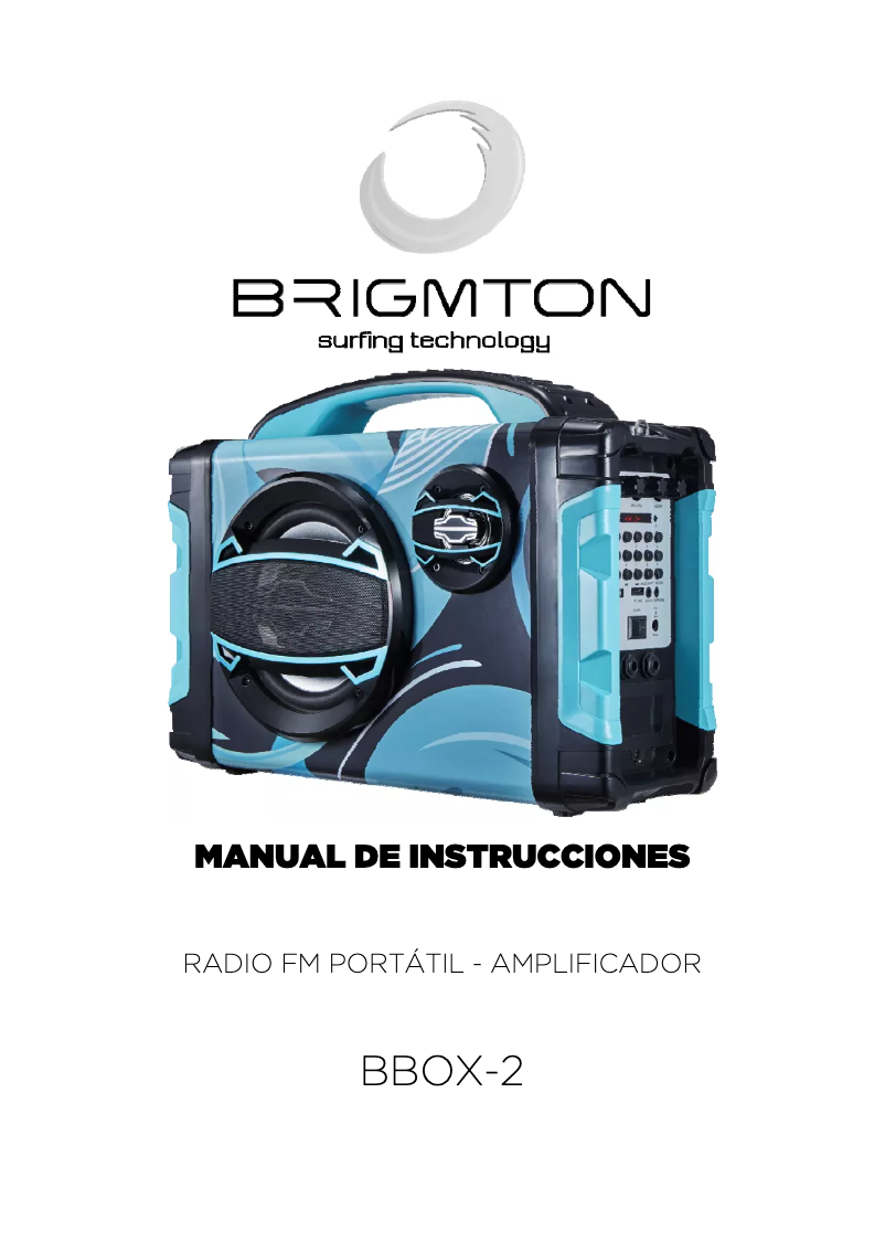 Página 1 del manual Manual de usuario Brigmton BBOX-2