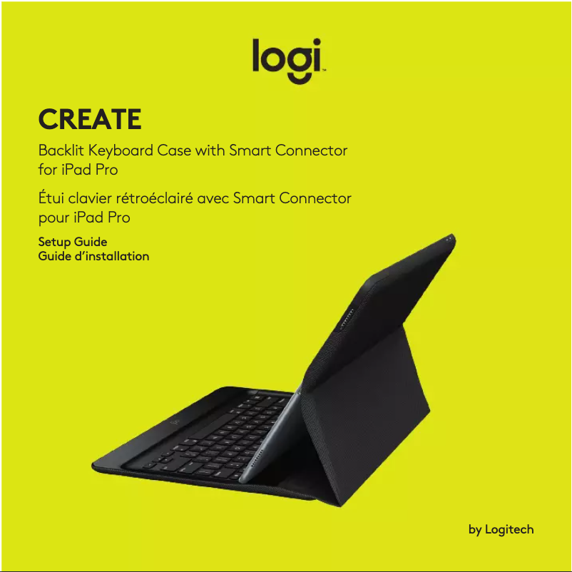 Image de la première page du manuel de l'appareil Create iPad Pro keyboard case