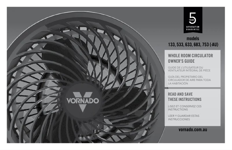 Página 1 del manual Manual de usuario Vornado 683