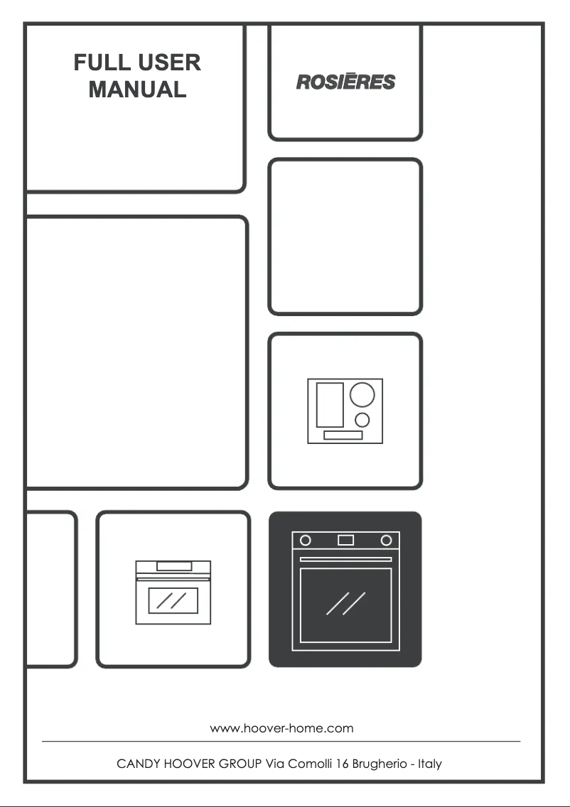Page 1 de la notice Manuel utilisateur Rosieres RO6 M5B3LYTB