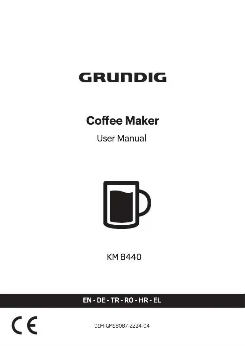 Page 1 de la notice Manuel utilisateur Grundig KM 8440