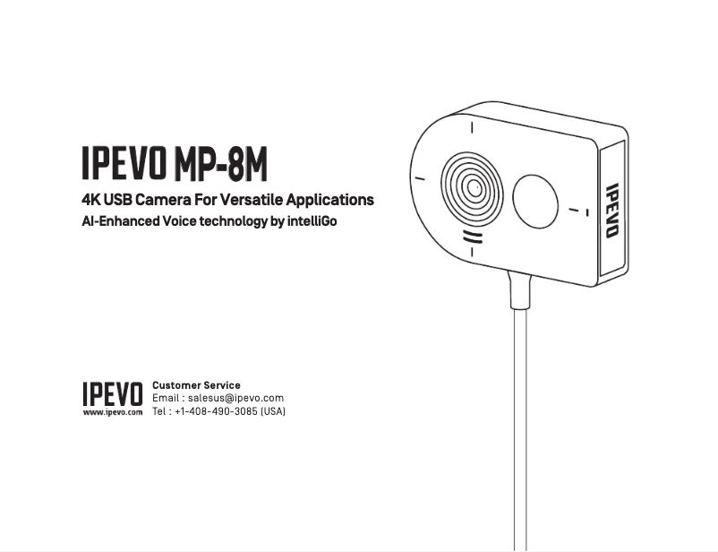 Page n°1 - Manuel utilisateur Ipevo MP-8M