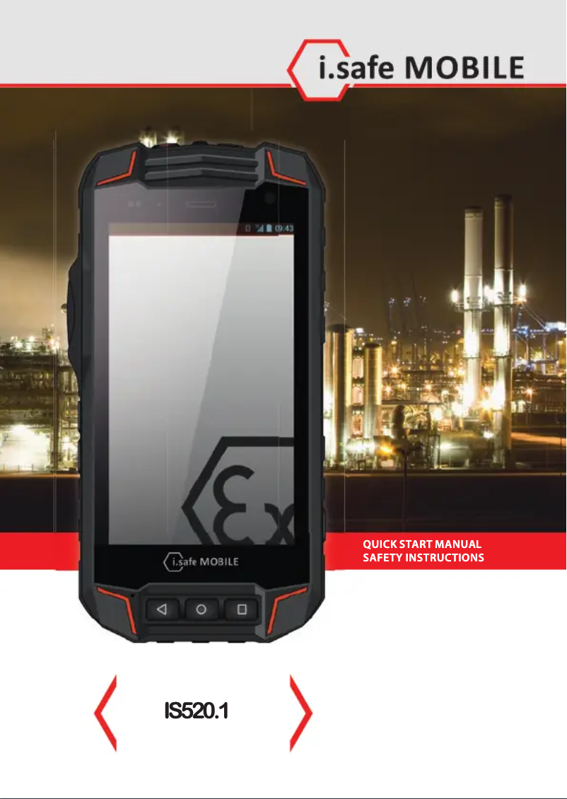 Image de la première page du manuel de l'appareil IS520.1