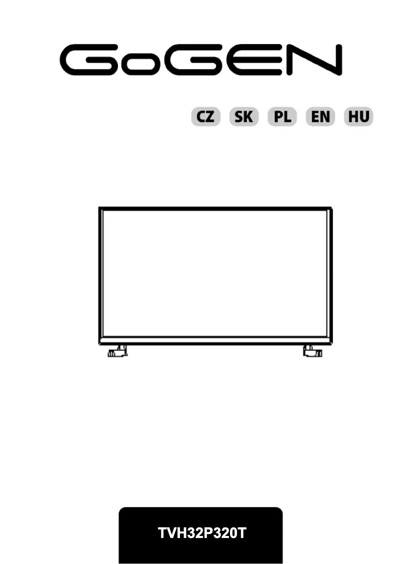 Imagen de la primera página del manual del dispositivo TVH32P320T