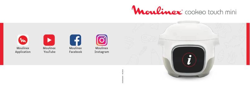 Page 1 de la notice Manuel utilisateur Moulinex Cookeo CE922110